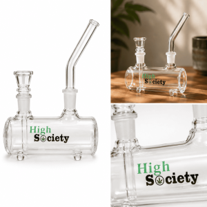 Bongo szklane High Society L 14 cm